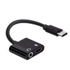 Bakeey 2 in 1 Type C to 3.5mm Audio Jack Charger Adapter Headphone Cable For Mobile Phone