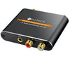 192Khz Digital to Analog Audio Converter Optical Coax with Toslink Cable