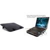 14 Inch Notebook Cooler 5V Dual Fan USB External Laptop Cooling Pad Slim Stand High Speed Silent Metal Panel Fan