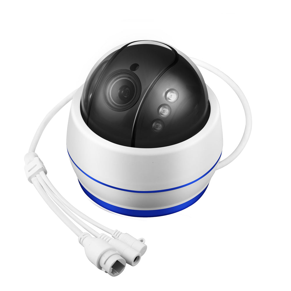 D77W 2MP WiFi PTZ IP Camera 2.7-13.5mm 5X Optical Zoom IR 40M Built-in Mic Support 128G Card