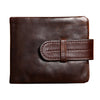 Men Genuine Leather Wallet Card Holder Pocket Vintage Short Design Purse