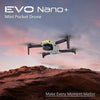 Robotics EVO Nano+ Premium Bundle-Mini Foldable Professional 3-Axis Gimbal Drone with 4K RYYB HDR Camera, 50 MP Photos, 3D Obstacle Avoidance, PDAF + CDAF Focus, 10Km HD Transmission (Grey)