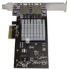Startech ST10GPEXNDPI Dual-Port 5-Speed Pcie 10Gbase-T/Nbase-T Ethernet Network Card with Intel X550 Chip