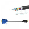 1.8M HDMI Cable to VGA Adapter Digital 1080P HD with Audio Converter Adapter HDMI VGA Connector Cable