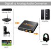 192Khz Digital to Analog Audio Converter Optical Coax with Toslink Cable