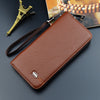 Men Business Multifunctional Wallet Long Zipper 5.5 Inches Phone Bag Card Holder