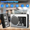 Portable Walkman Cassette Player, TSV AM/FM Radio Cassette Players, Audio Cassette Tape Music Player with Built-In Speaker 3.5Mm Earphone Jack, Powered by USB or AA Battery, Silver