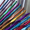 8Pcs 2-5.5Mm Different Size Colored Aluminum Crochet Hooks Needles Set Tools