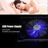 Laptop Pad, Fan for Laptop,Ultra Quiet USB Notebook Cooler Cooling Pad Fans with LED RGB Lights for Ps4/Ps3/Laptop