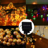 7M 50 LED Solar Power Pine Ball Shape 2 Mode Christmas Fairy String Light Party Outdoor Patio Decor