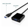 USB to VGA Adapter - 1920X1200 - External Video & Graphics Card - Dual Monitor Display Adapter - Supports Windows