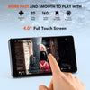 MP4 Player with Touch Screen, WIFI Bluetooth MP3 Player with 5MP Camera, FM Radio T06S Black
