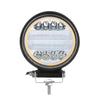 1pcs 30W White 6000K 2100LM 20 LED Car Work Light with Yellow Halo Ring for Off-road SUV Trucks
