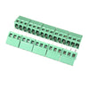 Excellway® DR22 10pcs 5.0mm 2/3 Pin PCB Screw Terminal Block Connectors