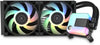 280Mm AIO Cooler, D-RGB All-In-One CPU Cooler with -Vardar High-Performance PMW Fans, Water Cooling Computer Parts, 140Mm Fan, Intel 115X/1200/2066, AMD AM4
