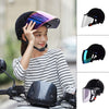 BIKIGHT Breathable Riding Helmet With Lenses Motorcycle Biker Goggles Windshield Protector Adjustable Outdoor Cycling Biking Helmets