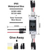 30 Amp 12V-400V DC Disconnect Switch Miniature Circuit Breaker with IP65 Distribution Box for Solar Panels Plug-And-Play