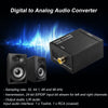 Digital to Analog Audio Converter Toslink Signal Optical Coaxial Digital to Analog Audio Converter Adapter RCA L/R with Fiber Cable Fit for PS3 HD DVD Apple TV Home Cinema