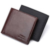 Men RFID NFC Blocking Short Genuine Leather Outdoor Antitheft 8 Card Slots Wallet