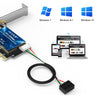 AC1300 Mbps Pcie Wifi Card Bluetooth 4.2 USB 3.0 2.4G/5.8G Wireless Adapter Internet Network Card