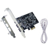 Firewire Card PCI-E to 1394 Firewire Card Pci-Ex1 to IEEE 1394 3-Port Firewire Card Support 1440X1080 Resolution with 0.8M 1394 Cable