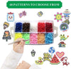 Fuse Beads, 21,000 Pcs Fuse Beads Kit 22 Colors 5MM for Kids, Including 8 Ironing Paper,48 Patterns, 4 Pegboards, Tweezers, Beads Compatible Kit