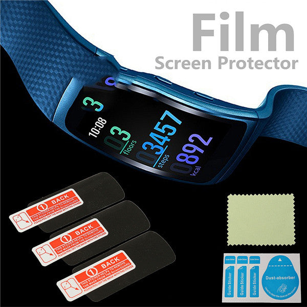 Samsung Gear Fit 2 3Pcs Anti Scratch Frosted Screen Protector Films Shield For Samsung Gear Fit 2