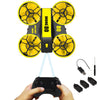 Hand Operated Drones for Kids & Adults, ZIOBLW Super Fun & Easy Hands Free Mini Drone Helicopter (2 Speed & LED Light), Indoor Flying Ball Toys Gifts for 6 7 8 9 10 Years Old Boys & Girls - Gold