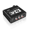 HIFI DAC Amp Digital To Analog Audio Converter Decoder 3.5mm AUX RCA Amplifier Adapter Toslink Optical Coaxial Output DAC 24bit