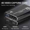 Bakeey HDMI Video Capture Card 1080P 60fps 4K 60HZ Loop Out USB 3.0 Audio Video Recorder For Game Video Conference Live Streaming