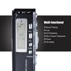 8GB Digital Audio Voice Phone Recorder Dictaphone MP3 Music Player Voice Activate VAR A-B Repeating Loop