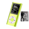 MP3/MP4 Portable Player,1.8 Inch LCD Screen,Max Support 8Gb,Green