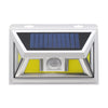ARILUX® 10W Solar Power 66 COB LED Waterproof PIR Motion Sensor Light Outdoor Wide Angle Wall Lamp