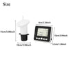 Ultrasonic Water Tank Liquid Level Sensor Meter Monitor Digital LCD Display Clock