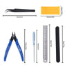 Crafts Model Tool Kit – Hobby Building Tool Hardware Basic Set with Hobby Clippers Model Tweezers for Plastic Model Car Dollhouse