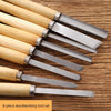 8Pcs Wood Carving Knife Lathe Chisel Turning Tools Woodworking Gouge Skew Parting Spear