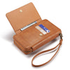 Samsung Galaxy S7 Multifunctional Detachable Zipper Wallet Pocket Bracket PU Leather Case