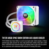 Thermaltake TH120 ARGB All-In-One Liquid Cooling System CPU Cooler, White