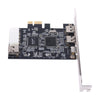 Pcie 3 Ports Firewire Cable Expansion Card PCI for Express 1394B & 1394A TI XIO2