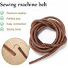 2Pcs Leather Belt Treadle Parts with Hook for Singer Sewing Machine Household Home Old Sewing Machines Accessory