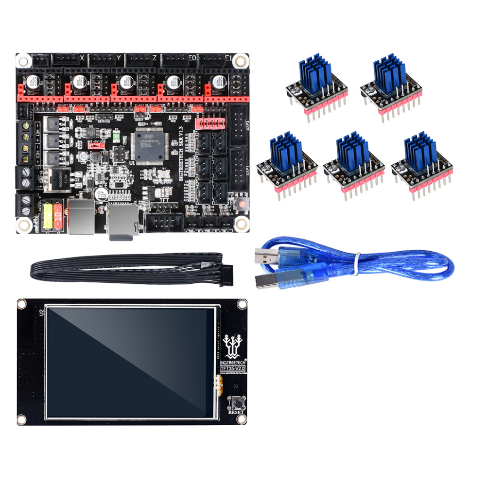 BIGTREETECH® SKR V1.3 Controller Board + TMC2208 UART Stepper Motor Driver + TFT3.5 Touch Screen Mainboard Kit for 3D Printer