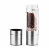 2 In 1 Stainless Steel Manual Pepper Salt Mill Grinder Spice Mill Kitchen Tool