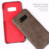 Samsung Galaxy S8 Plus Retro Soft PU Leather Ultra Thin Shockproof Case Back Cover