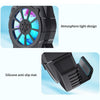Mobile Phone Radiator Portable Phone Fan Cell Phone Heatsink Fast Cooling Phone Cooler for Gaming Watch Videos (Two Models Rechargeable or Battery)