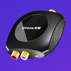 Unnlink Analog to Digital Audio Converter Adapter 96KHz R/L RCA to SPDIF Optical Coaxial Toslink for Amplifier Soundbar Speaker