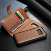 Samsung Galaxy S8 Plus  Detachable Magnetic PU Leather Card Slots Zipper Wallet Case