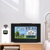 Touch Screen Wireless Weather Station Clock Outdoor/Indoor Temperature & Humidity Measurement