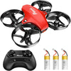 Mini Drone,  A20 RC Helicopter Quadcopter with Auto Hovering, Headless Mode, One Key Take - off Landing for Boys Girls, Easy to Fly Drone for Kids and Beginners