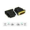 DVI-D Male (24+1 Pin) to HDMI Female (19-Pin) HD HDTV Monitor Display Adapter Black