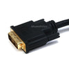 6Ft 28AWG High Speed HDMI to DVI Adapter Cable with Ferrite Cores, Black